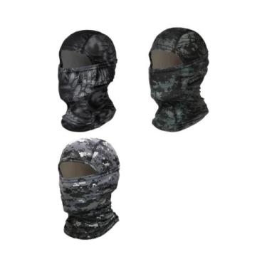 Imagem de Conjunto De 3 Peças De Balaclava Unissex Respirável Com Proteção Solar