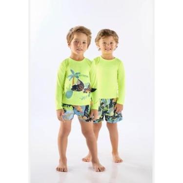 Imagem de Short Praia Microfibra Forrada Up Baby-Masculino