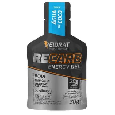 Imagem de Recarb Energy Gel - 1 Sachê de 30g Água de Coco - Reidrat