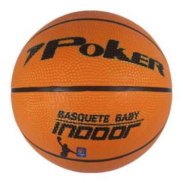 Imagem de Bola Basquete Poker Baby Indoor 3.0 Laranja