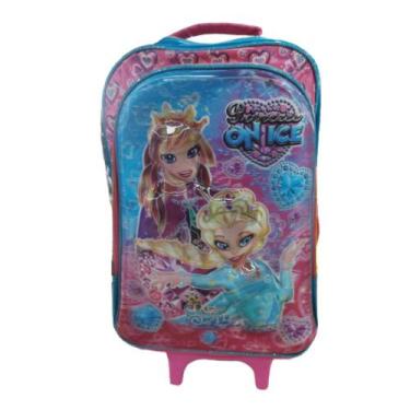 Imagem de Mochila Grande Com Rodinha Escolar Infantil - Pacific, Princess on ice