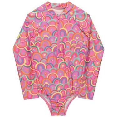 Imagem de Biquini Infantil + Blusa Proteção Solar Uv50 Princesas Belas - anjo da