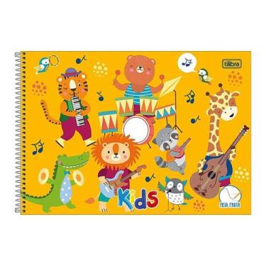 Imagem de Caderno Espiral Desenho (MEIA PAUTA) Capa Dura Sapeca Kids Menina/Meni