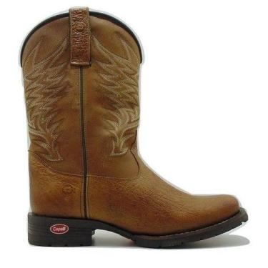 Imagem de Bota Country Capelli Cano Alto Masculino Adulto Texas Mamute, Caramelo