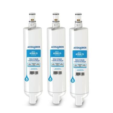 Imagem de Refil Filtro Compatível Purificadores Consul CPB36AB e CPB36AF  KIT3 C