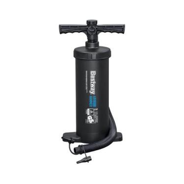 Imagem de Inflador bomba de ar manual air hammer bestway 37cm/14.5" com 3 tipos 