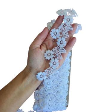 Imagem de Renda Guipir YL321 4,5 cm - 2 Metros Véu CCB Véu de Noiva - DEMAVI