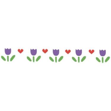Imagem de Stencil Acrilex 16x3 1119 Tulipas 2