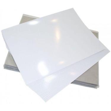 Imagem de Papel Fotográfico A4 Dupla Face 220g Glossy Branco Brilhante com 20 fo