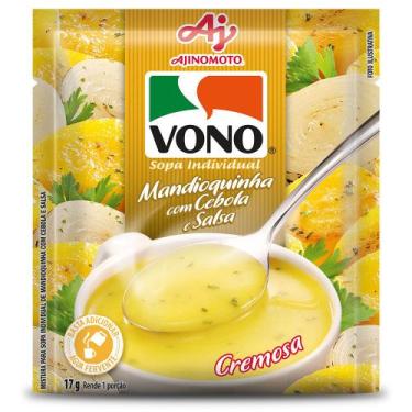 Imagem de Sopa cremosa VONO Sabor Mandioquinha com Cebola e Salsa 17g