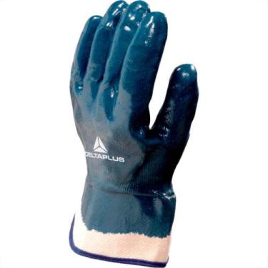 Imagem de Luva Malha Emb.Saf.Nitrilic.Azl T10 - PRO SAFETY