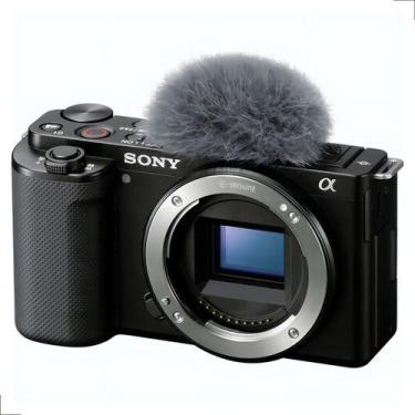 Imagem de Câmera Vlog Sony Zv-e10 Alpha Mirrorless Preta Sem Lente Preto
