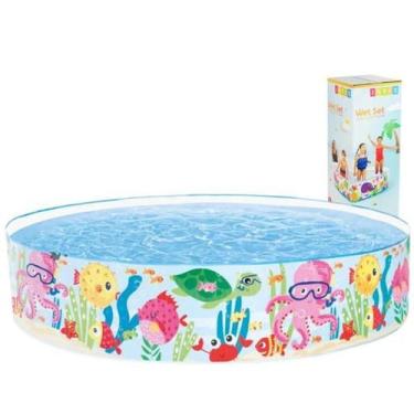 Imagem de Piscina Infantil Inflável Redonda - 958 Litros Oceano da Intex Ref 564