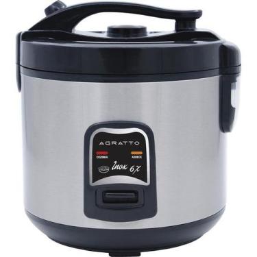 Imagem de Panela de Arroz Agratto PA6X 400W Inox 127v, 110V