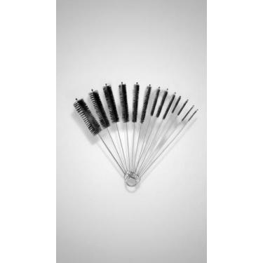 Imagem de 10 Pincéis Limpeza Tubos Nylon Variados - Congratulations Store