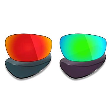 Imagem de 2 pares de lentes polarizadas de substituição da Mryok para óculos de sol Oakley Split Jacket – Opções