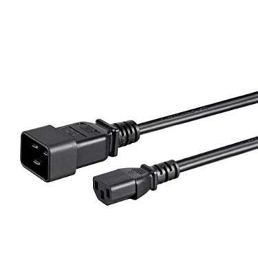 Imagem de Monoprice Cabo de alimentação 14AWG de 91 cm para PDU, 15A (IEC-320-C13 para IEC-320-C20)
