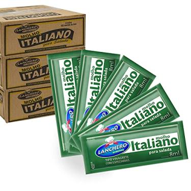 Imagem de Molho Italiano U4HOME Tipo Vinagrete para Saladas, 8ml, 456 Unidades