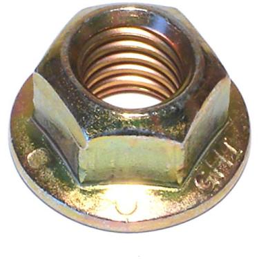 Imagem de Fixador difícil de encontrar 014973271831 grau 8 porcas grossas de flange sextavada, 1/2-13, peça 8