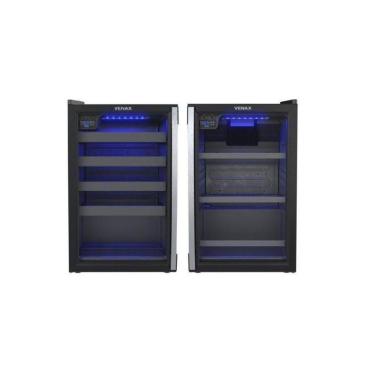 Imagem de Kit Cervejeira Blue Light + Adega Piubella Porta Invertida - Venax - 127V