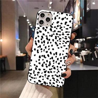 Imagem de Capa de telefone de bolinhas preta e branca para iphone 13 12 11 pro max mini xs max 8 7 plus x se 2020 xr capa, a2, para iphone13