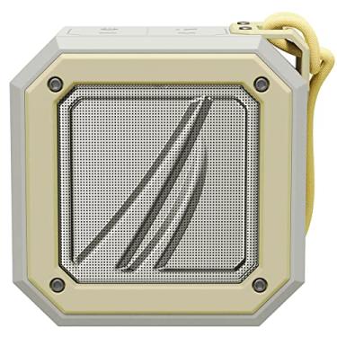 Imagem de NAUTICA Portable Wireless Bluetooth Speaker, IPX5 Splash Proof, Loud Volume, Clear Audio Sound, Outdoor, Portable, Support up to 32 GB USB Drive | 15-Hour Playtime (Off White-Yellow)