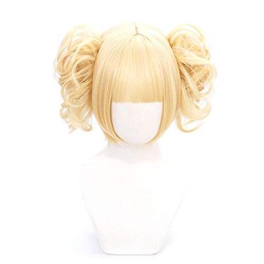 Imagem de Peruca Cosplay Anime, Peruca Festa Halloween, Rede Cabelo Grátis (Peruca Himiko Toga)