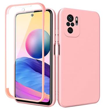 Imagem de Capa à prova de choque de proteção total 360 para Xiaomi Redmi Note 10 9 8 Pro Max 10S 9A 9C Mi 11 Filme de tela frontal de silicone líquido traseiro, T5, para Mi 10 Lite