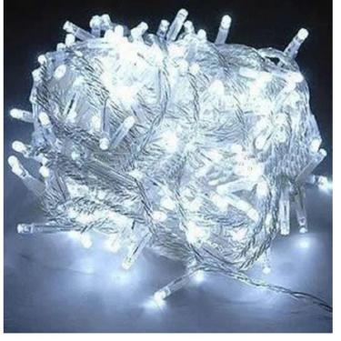 Imagem de Pisca De Natal 100 Leds 8 Funções Fio Transparente 10m 110v Ou 220v Pisca Pisca Luz de Natal Luzinha Natalina