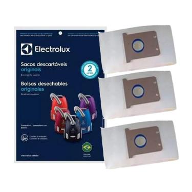 Imagem de Kit 3 Sacos Desc Aspirador Electrolux Mod Berry