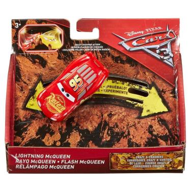 Imagem de Carrinho Vermelho Relâmpago McQueen - Crazy 8 Crashers - Turbo Drift - Carros 3 Disney...