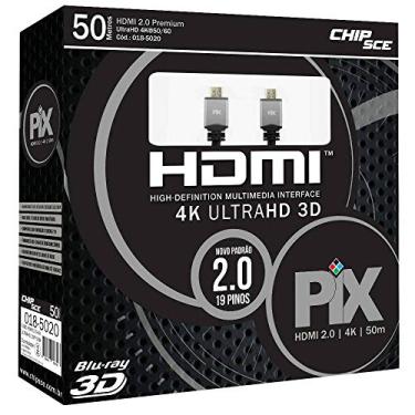Imagem de PIX Cabo HDMI Plus 2.0 PIX 4K HDR 50 Metros