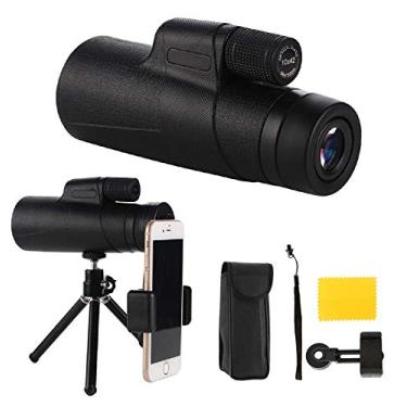 Imagem de Telescópio monocular, 12x50 de alta definição mais recente versão à prova d'água - Tripé de luneta angular BAK4 e adaptador de smartphone, para observação de pássaros