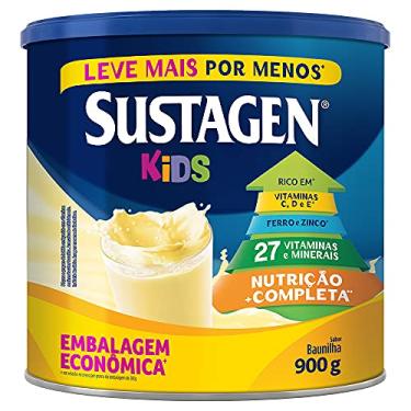 Imagem de Complemento Alimentar Sustagen Kids Sabor Baunilha - Lata 900G, Sustagen Kids