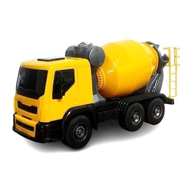 Imagem de Caminhão Betoneira Brutale de Construção Brinqueto Infantil Roma Original Brincando de Construção