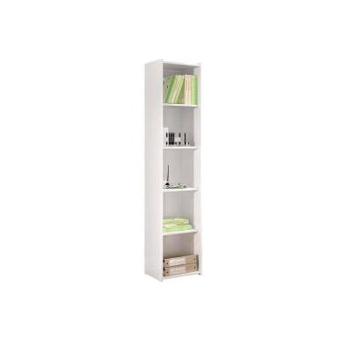 Imagem de Estante Livreiro Casal ESM206 c/ 4 Prateleiras Branco - Movelbento