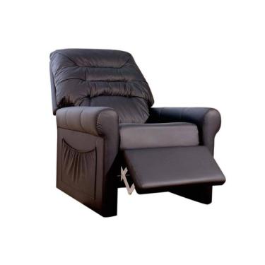 Imagem de Poltrona Casal Reclinável Idea MH3605 Two Way Courano Preto - Herval