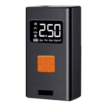 Imagem de Inflador de Pneus de Carro Portátil Bomba Inteligente Compressor de Ar Elétrico Display Iluminação 2000mah Capacidade Bateria Aplicável para Emergência do Carro