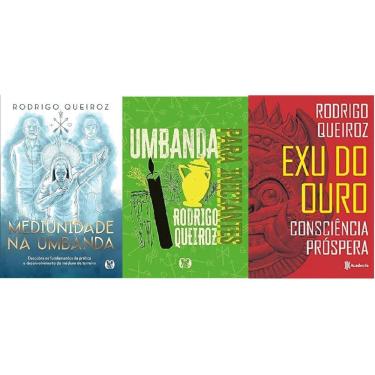 Imagem de Kit 3 Livros Rodrigo Queiroz Mediunidade Na Umbanda +