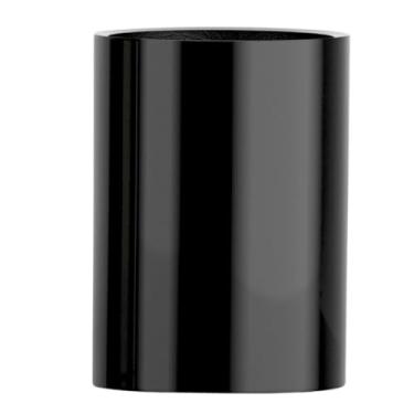 Imagem de Vaso Fibra De Vidro Vietnamita Vitrificado Cilindro Decorativo 50x36cm (Preto)