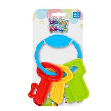 Imagem de Baby keys menino cartela maral, ARGOLA AZUL, UN