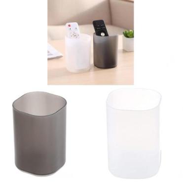 Imagem de 2 Organizador Porta Treco de Mesa Escritório Banheiro Escova - Saz