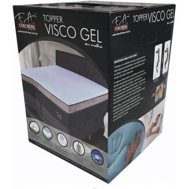 Imagem de Pillow Top Viscogel Fa Colchões Nasa Viúva 128x188x4cm - FA Maringa