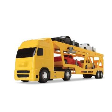 Imagem de Caminhão Cegonheira Voyager Infantil Brinquedo - Roma Brinquedos