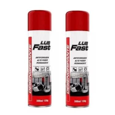 Imagem de Kit 2 Lubrificantes Antiferrugem Desengripante Lub Uso Geral - Lub Fas