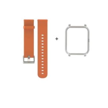 Imagem de Capa Case Pulseira Relógio Smartwatch - Lagos Importadora, Laranja