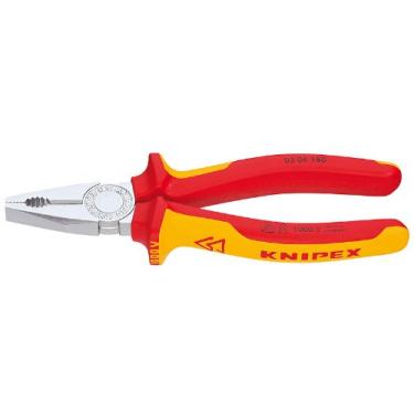 Imagem de Knipex Alicates Combinados 0306160, Classificação de 1000 Volts, 6,25 Polegadas