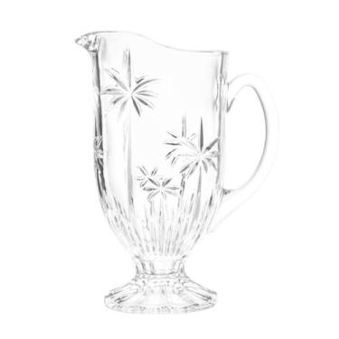 Imagem de Jarra 1,5 litro para água ou suco de cristal Palm Tree transparente Wo