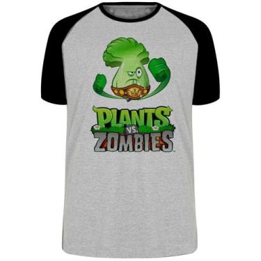 Imagem de Camiseta Plants vs Zombies  Blusa Plus Size extra grande adulto ou inf