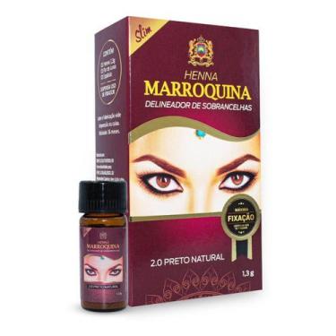 Imagem de Henna Marroquina Delineador De Sobrancelhas Espátula Luvas Fixador - E
